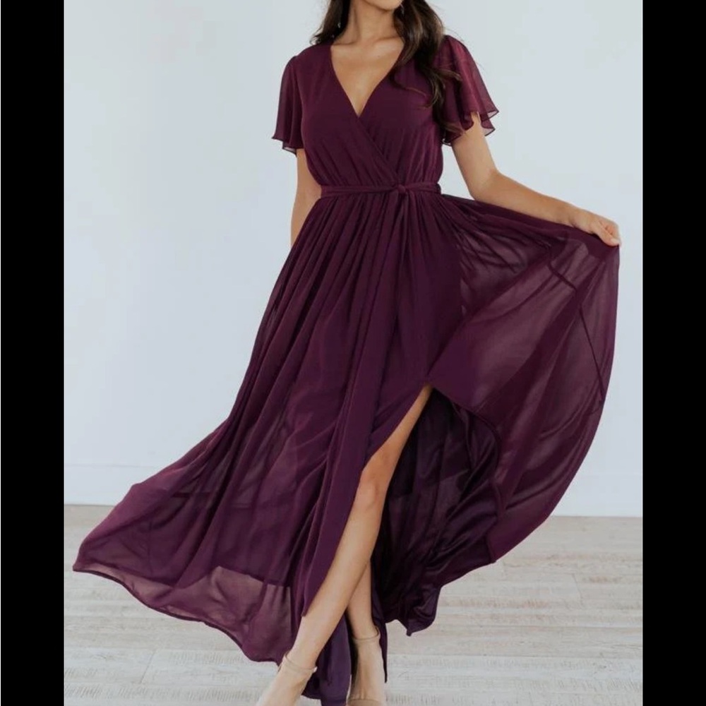 Baltic Born Plum Maxi Dress